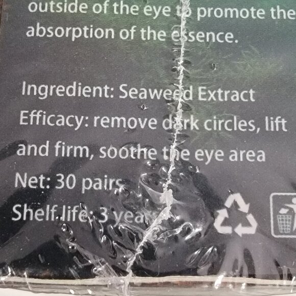 NIB West & Month Seaweed Firming Eyes Mask 60 Count New - Picture 11 of 11